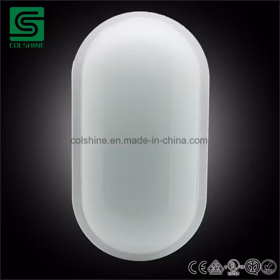 IP65 Oval LED Bulkhead Lamp Waterproof Ceiling Wall Light