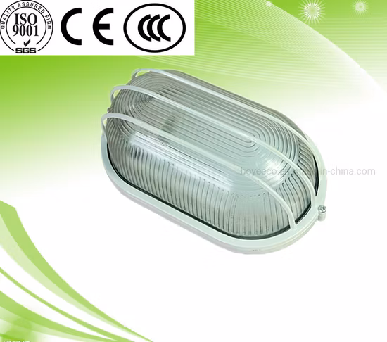 IP65 Waterproof Traditional E27 Energy Saving Outdoor Wall Lamp Aluminium and Clear/Frost Glass Bulkhead Lamp Bulkhead Light